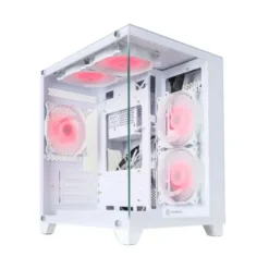 Revenger Base Dynamic Mini 5 ARGB Mid Tower M-ATX Gaming Casing White