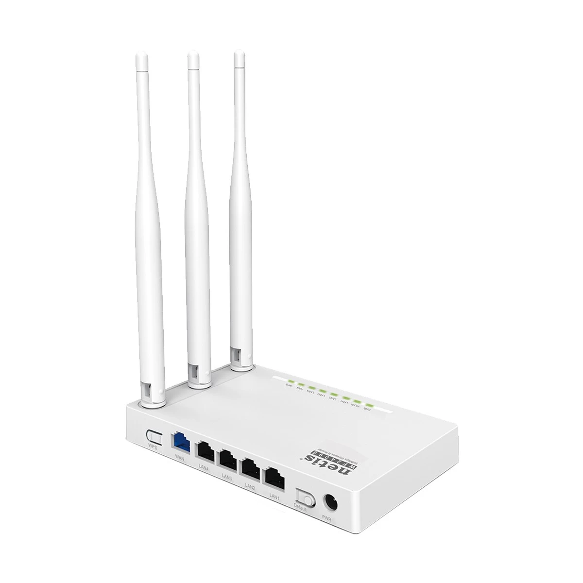 Brand Netis Model Netis WF2409E Router Type Wireless & Ethernet LAN Network Standard 10/100 WAN Network Standard 10/100 Antenna (Type & Qty) 3 x 5dBi External Antena Wi-Fi Generation Wi-Fi 4 Band Single Wi-Fi Coverage (Approximate) Up to 800 sq. ft. No of Concurrent User 0-15 User Mesh Technology No MIMO Technology No Color White Warranty Details 1 Year (Without Adapter)