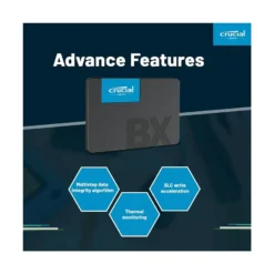 Crucial BX500 500GB 2.5 Inch SATAIII Internal SSD