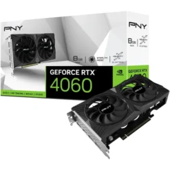 PNY GeForce RTX 4060 8GB VERTO Dual Fan GDDR6 Graphics Card