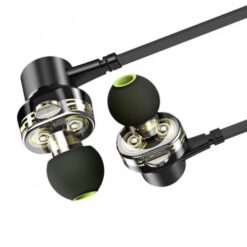 Awei Z1 3.5mm Dual Dynamic Earphone Black