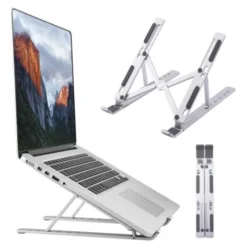 Adjustable & Foldable 10" to 17.5" 6 Angles Travel Laptop Stand