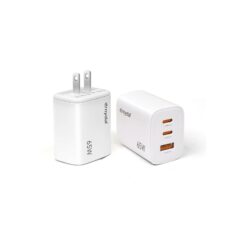 PD65W 2C1A GaN Fast Charger – Dual USB-C + Single USB-A